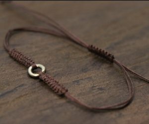 Braided Brown Bracelet