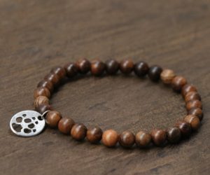 Brown Bead Bangle