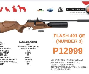 Hatsan Flash 401 QE No.3 PCP