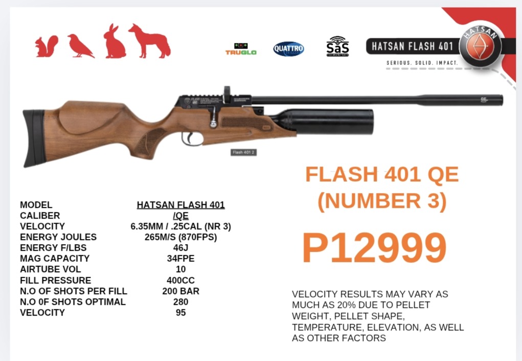 Hatsan Flash 401 QE No.3 PCP