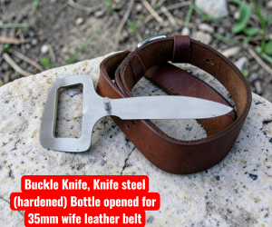 Buckle Knife, Knife Steel (hardened)